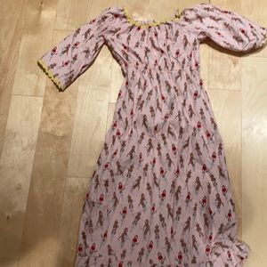 Handmade sock monkey nightgown